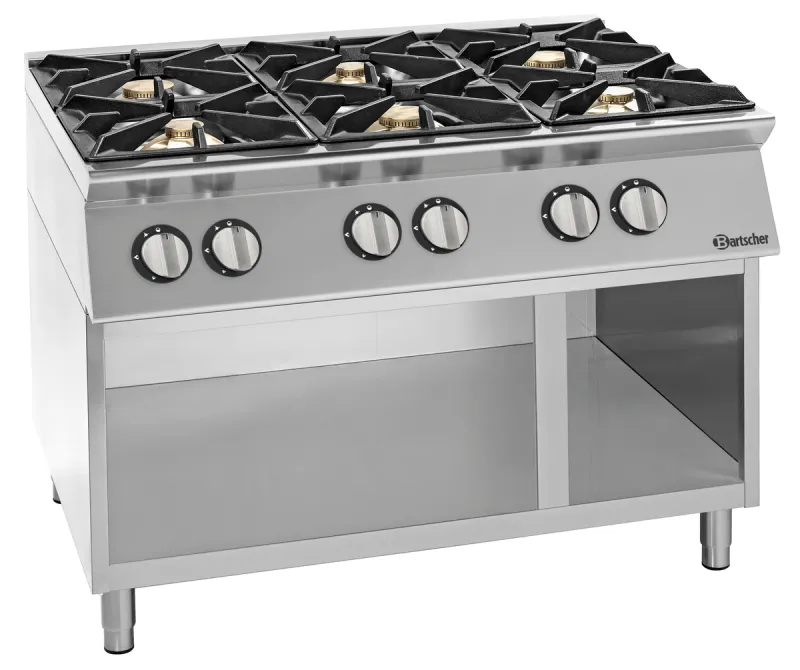 Bartscher Gasherd 900 6 Flammen OU bei uns mieten