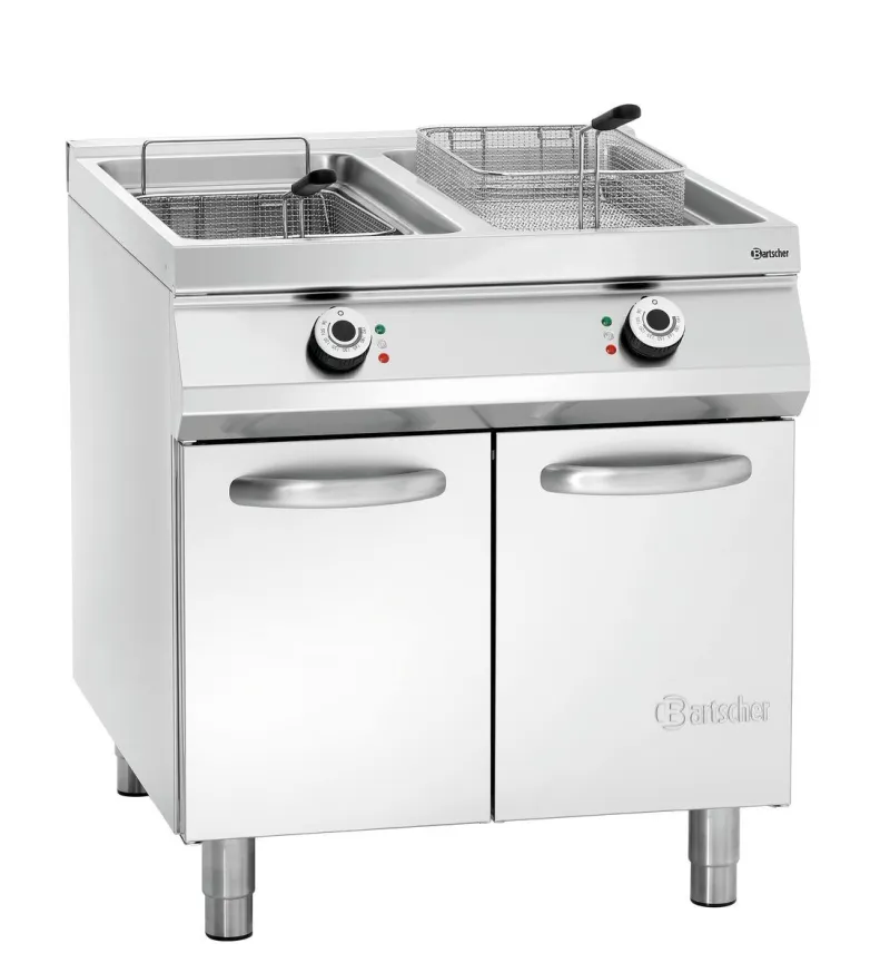 Bartscher Elektro-Standfritteuse, 2 Becken mieten