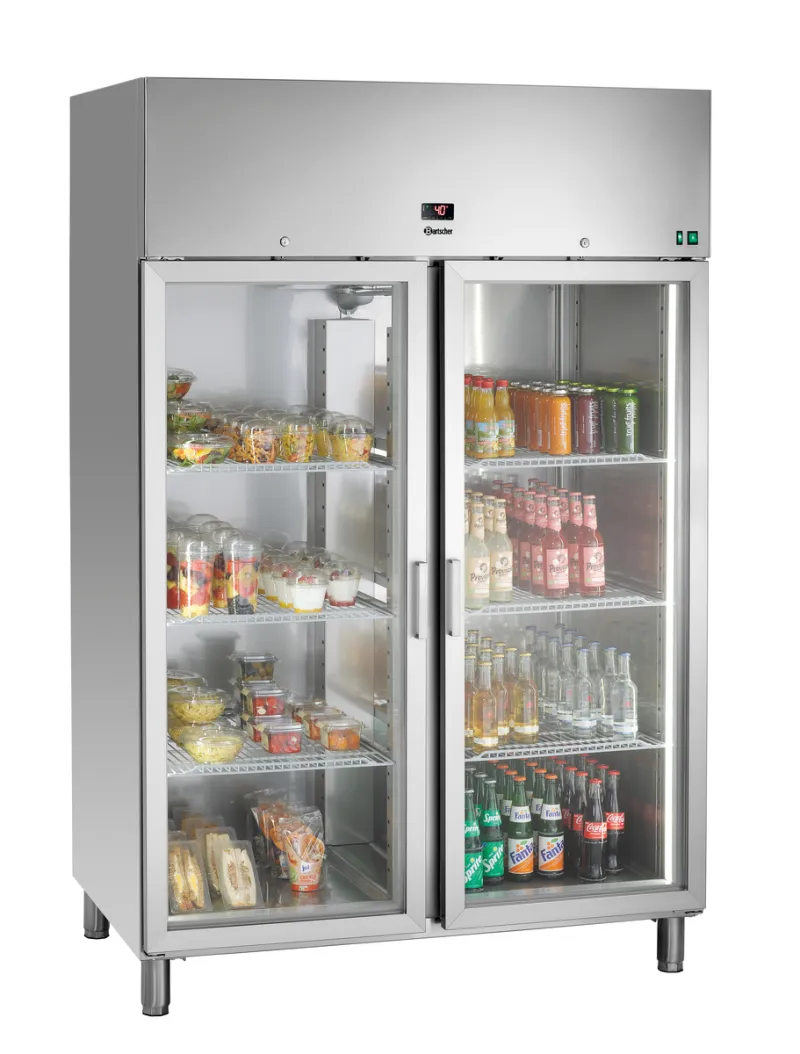 Bartscher Glastürenkühlschrank 1400 GN210 als Miete