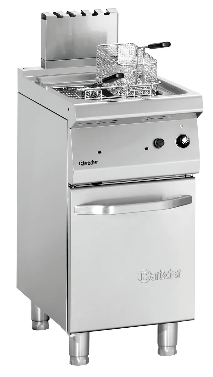 Bartscher Fritteuse Gas, 700, B400, 15L bei uns mieten