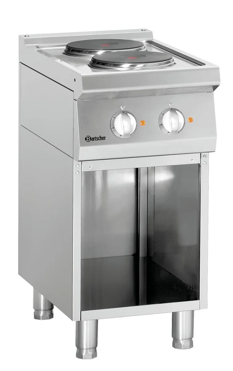 Bartscher Elektroherd 700, B400, 2PL, UO bei uns mieten