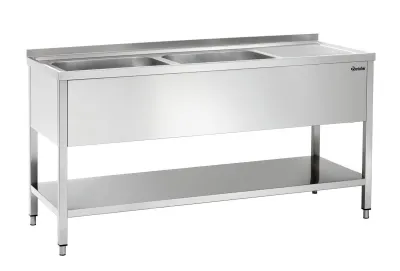 Bartscher Spüle 700, B 1600, 2 Becken LI bei uns mieten
