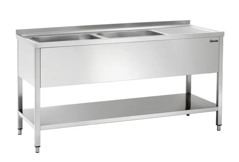 Bartscher Spüle 700, B 1600, 2 Becken LI bei uns mieten