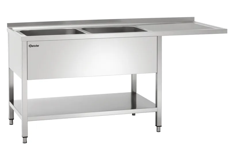 Bartscher Spülcenter 700, B1600 2 Becken LI bei uns mieten