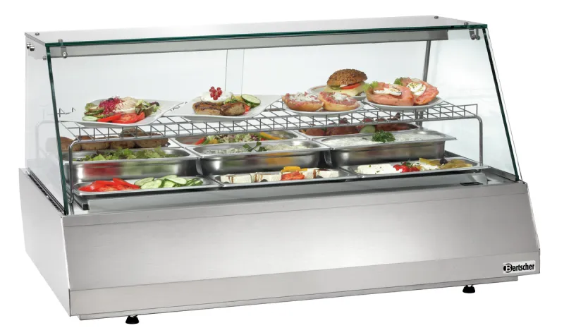 Bartscher Kalte Theke 3/1 GN, Kantglas als Miete