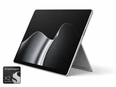 Microsoft Surface Pro 13-Zoll mieten, 12. Edition Snapdragon X2 Elite, 24GB RAM - 512GB SSD - Farbe Silber