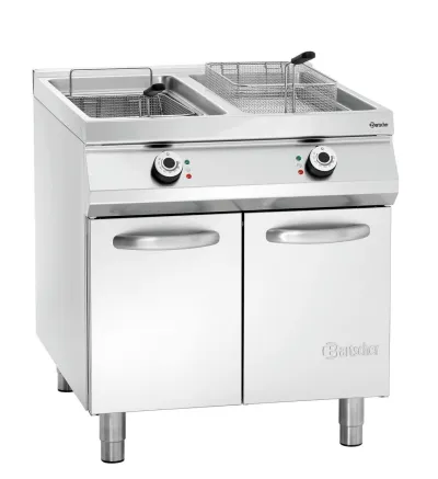 Bartscher Elektro-Standfritteuse, 2 Becken mieten