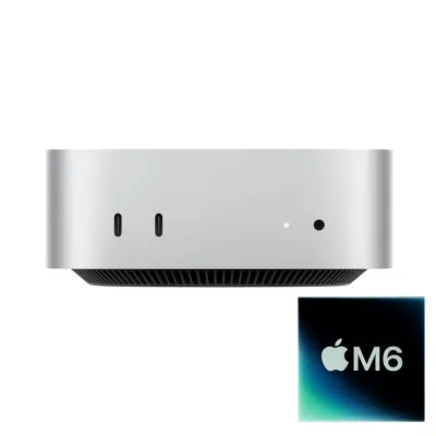 Apple Mac mini M6 mieten, 16 GB RAM, 256 GB SSD mit 12‑Core CPU und 12‑Core GPU, MHQK4ZD/A