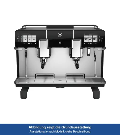 WMF espresso NEXT mit Auto Steam beidseitig mieten, automatisierte Siebträgermaschine mit 2 Mühlen