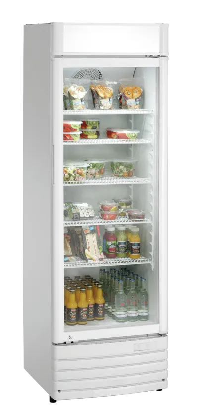 Bartscher Glastürenkühlschrank 302L WB bei uns mieten