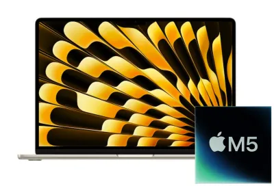MacBook Air 13 mit M5 Chip mieten - mieten, 16 GB RAM, 512 GB SSD, 10-Core CPU 8-Core GPU, Farbe Polarstern, MDHA4D/A