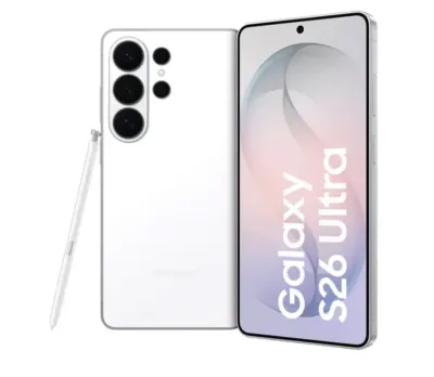 Samsung GALAXY S26 Ultra 256GB White Android 16 Smartphone mieten