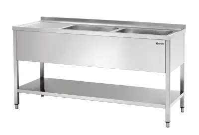 Bartscher Spüle 700, B 1600, 2 Becken RE als Miete