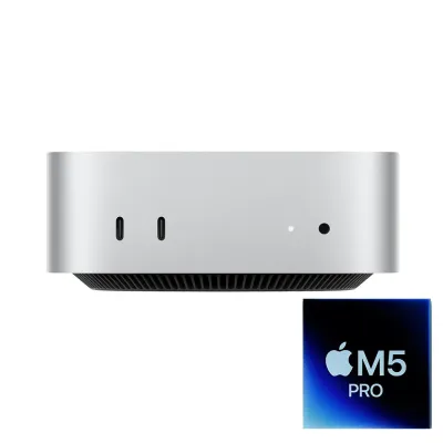 Apple Mac mini M5 Pro mieten, 24 - 64GB RAM, 512 GB bis 8 TB SSD mit 15‑Core CPU und 16‑Core GPU, MHQN4ZD/A