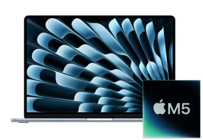 MacBook Air 13 mit M5 Chip mieten - mieten, 16 GB RAM, 512 GB SSD, 10-Core CPU 8-Core GPU, Farbe Himmelblau, MDHH4D/A