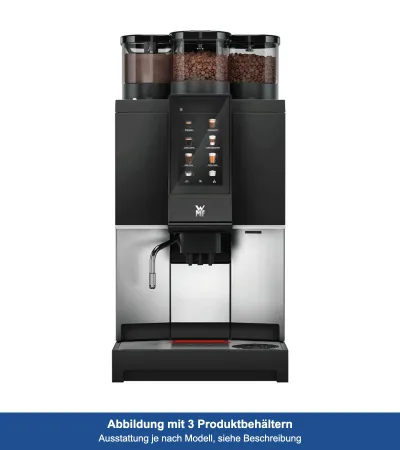 WMF 1300 S mit Wassertank mieten, 2 Mühlen und Basic Milk