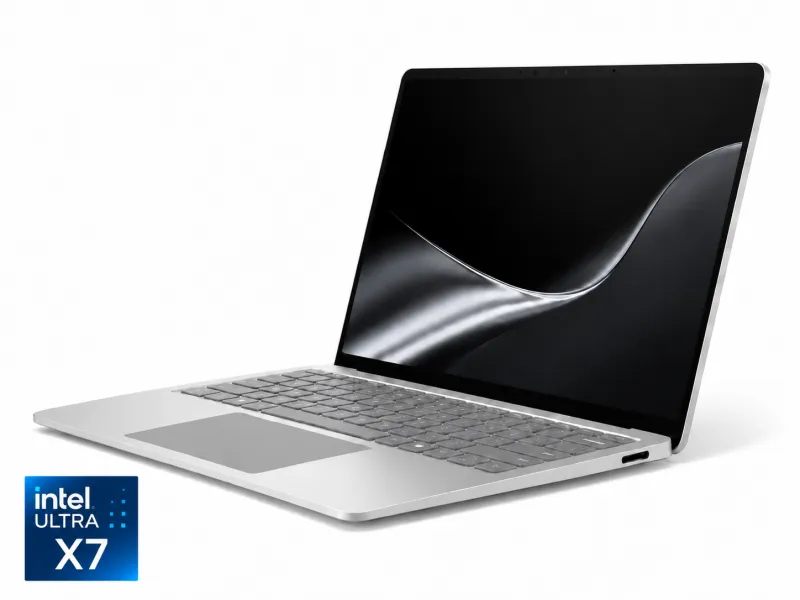 Microsoft Surface Laptop 13.8 Zoll Business mieten, Core Ultra X7 (Serie 3), 32GB RAM - 1TB SSD - Farbe Platinum