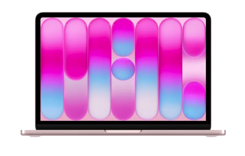 MacBook Neo 13 mit A18 Pro Chip mieten, 8 GB RAM, 512 GB SSD, 6-Core CPU, 5-Core GPU, Farbe Rosa, MHFJ4D/A