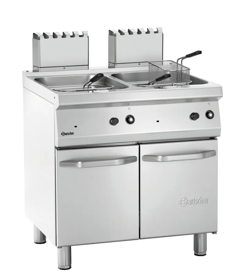 Bartscher Fritteuse Gas, 700, B800, 2x15L bei uns mieten