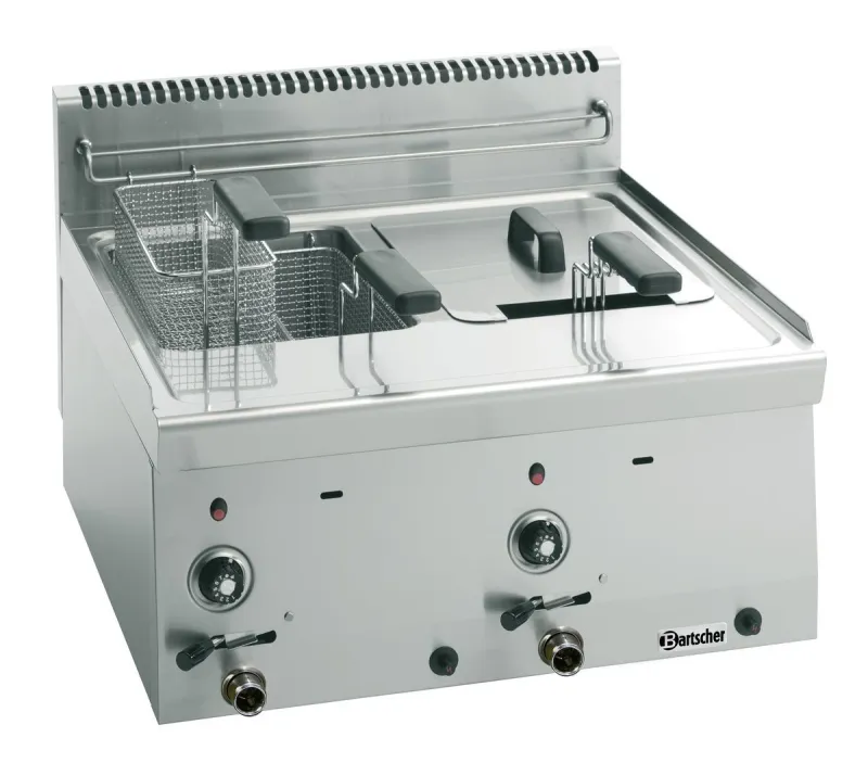 Bartscher Fritteuse Gas 600, B600, 2x8L bei uns mieten