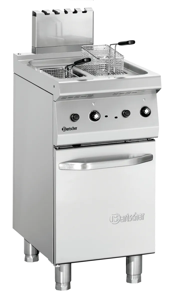 Bartscher Fritteuse Gas, 700, B400, 2x7L bei uns mieten