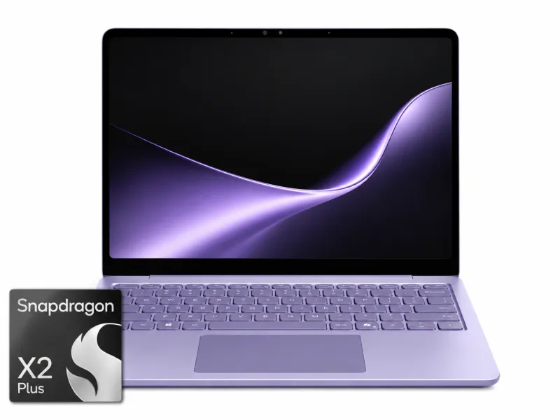 Microsoft Surface Laptop 13-Zoll mieten, 2. Edition Snapdragon X2 Plus, 16GB RAM - 256GB SSD - Farbe Violett