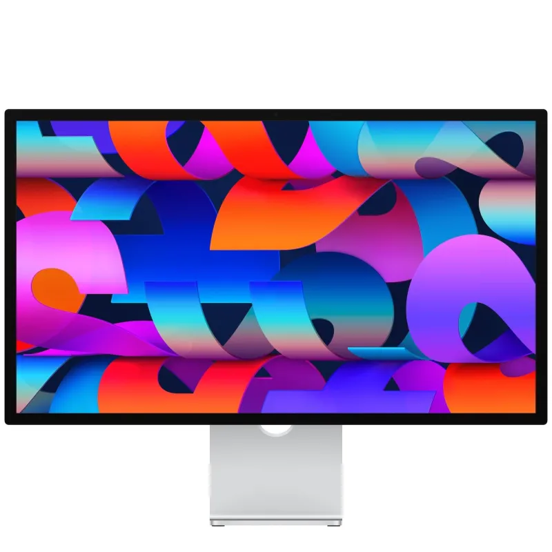 Apple Studio Display mieten, Standardglas, mit Neigung und höhenverstellbaren Standfuß, MFEW4FD/A