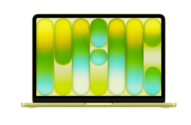MacBook Neo 13 mit A18 Pro Chip mieten, 8 GB RAM, 512 GB SSD, 6-Core CPU, 5-Core GPU, Farbe Zitrone, MHFE4D/A