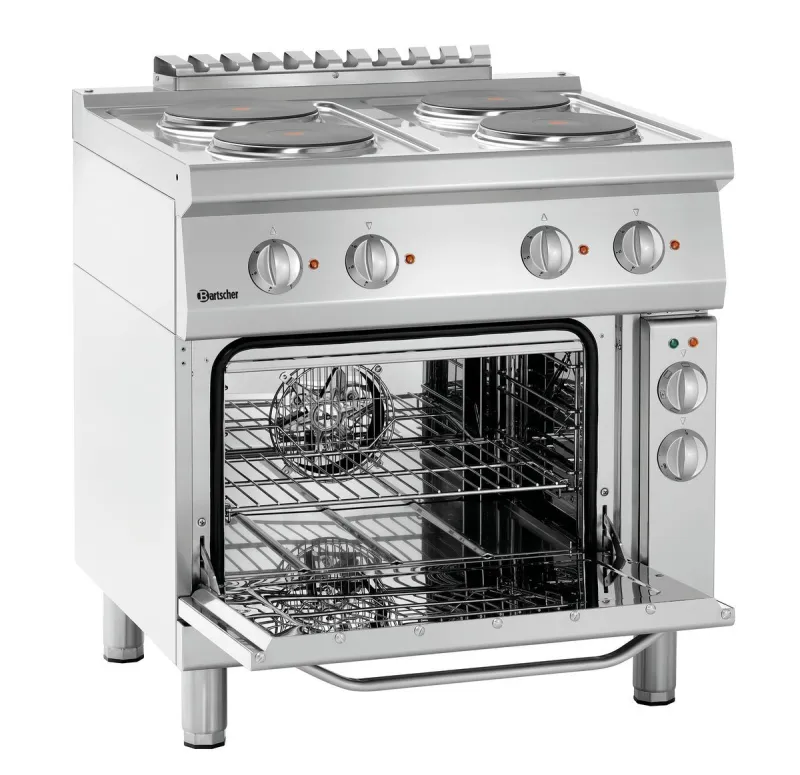 Bartscher Elektroherd 700, B800, 4PL, EBO bei uns mieten